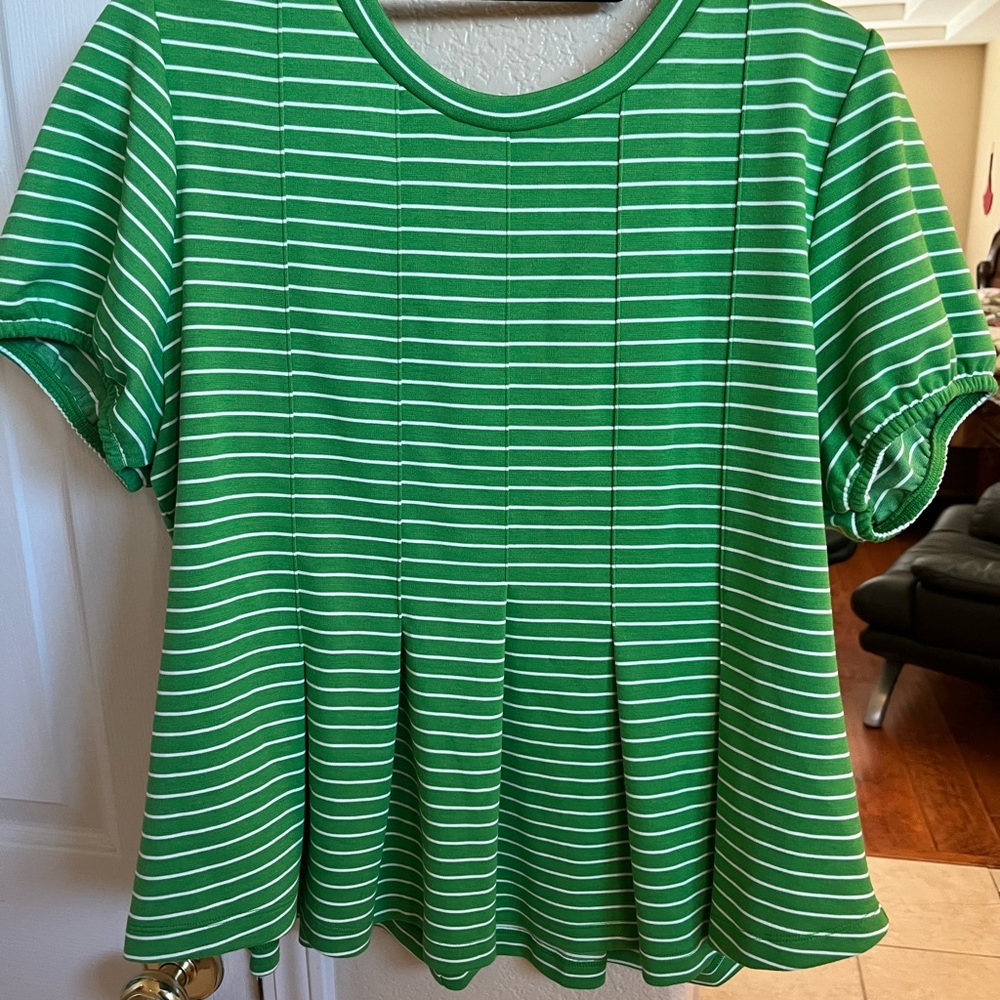 Maeve Corset Peplum Top XL